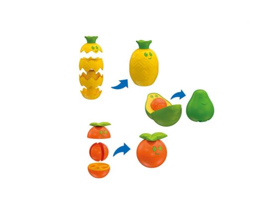 Baby Clementoni Βρεφικό Παιχνίδι Σετ Φρούτων Από Ανακυκλωμένα Υλικά Clementoni | Παιχνίδια στο MarkCenter