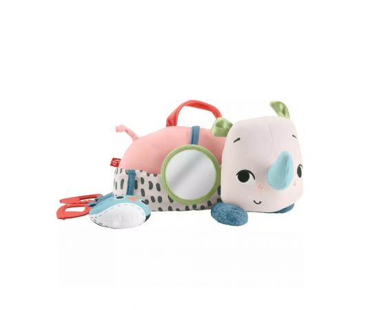 Fisher Price Μαξιλαράκι Δραστηριοτήτων Ρινοκεράκι HYR55 Mattel | Παιχνίδια στο MarkCenter