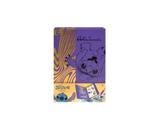 HappiHobbi Disney Stitch Art Journal Fluo Στυλό AS Company | Παιχνίδια Unisex στο MarkCenter
