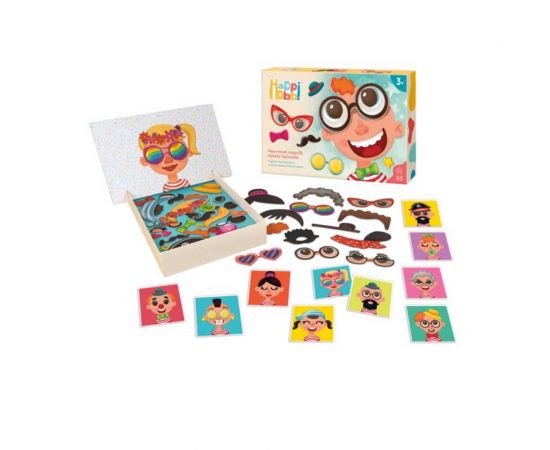 HappiHobbi Magnet Αστεία Πρόσωπα AS Company | Παιχνίδια Unisex στο MarkCenter