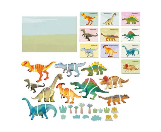 HappiHobbi Magnet Δεινόσαυροι AS Company | Παιχνίδια Unisex στο MarkCenter