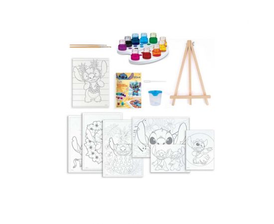 HappiHobbi Εργαστήριο Ζωγραφικής Disney Stitch Χρώματα Ακουαρέλας AS Company | Παιχνίδια Unisex στο MarkCenter