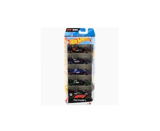Hot Wheels Αυτοκινητάκια F1 Σετ Των 5 JGF58 Mattel | Παιχνίδια για Αγόρια στο MarkCenter