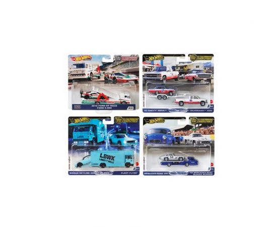 Hot Wheels Νταλίκα Με Αυτοκινητάκι Διάφορα Σχέδια Mattel | Οχήματα στο MarkCenter