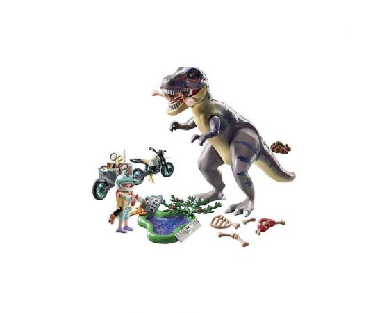 Playmobil T-Rex Και Εξερευνητής Με Μοτοσικλέτα 71524 Playmobil | Playmobil στο MarkCenter