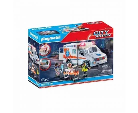 Playmobil Ασθενοφόρο Με Διασώστες 71232 Playmobil | Playmobil στο MarkCenter