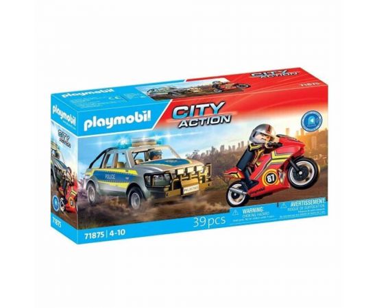 Playmobil Αστυνομικό Όχημα Pickup/Μοτοσυκλέτα 71875 Playmobil | Playmobil στο MarkCenter