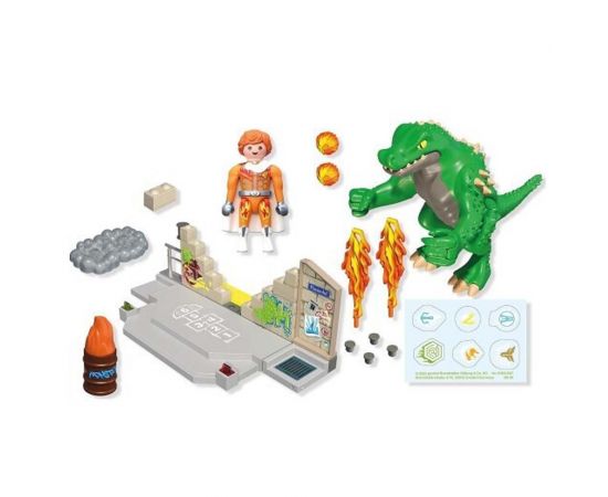Playmobil Υπερήρωας Εναντίον Της Γιγαντιαίας Σαύρας 71831 Playmobil | Lego στο MarkCenter