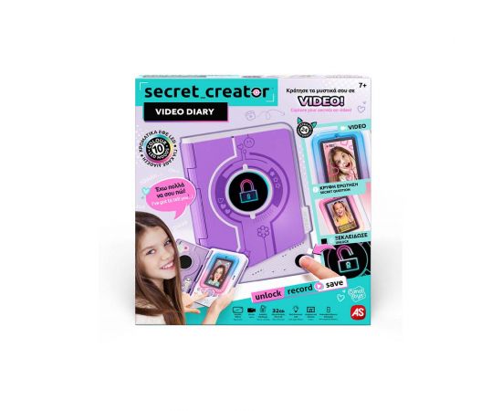 Video Diary - Ηλεκτρονικό Ημερολόγιο Secret Creator AS Company | Παιχνίδια για Κορίτσια στο MarkCenter