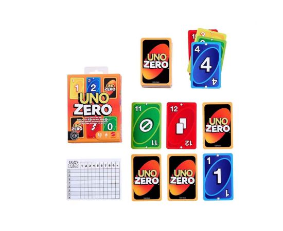 Επιτραπέζιο Παιχνίδι Uno Zero JHH48 Mattel | Παιχνίδια Unisex στο MarkCenter