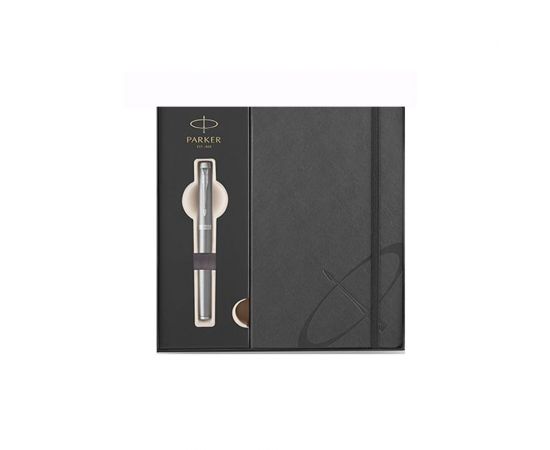 Σετ Parker Ι.Μ.Essential CT Πένα & Σημειωματάριο Ασημί Parker | Είδη Δώρων στο MarkCenter