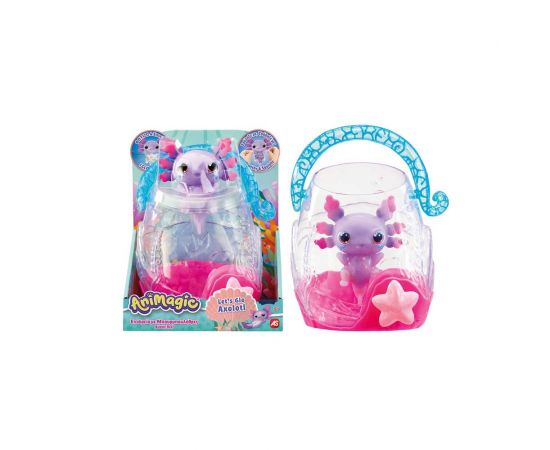 Animagic Let's Glo Axolotl Φιγούρα Νερού Ενυδρείο Με Μπουρμπουλήθρες Διάφορα Σχέδια AS Company | Παιχνίδια για Κορίτσια στο MarkCenter