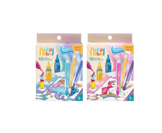 HappiHobbi Refill Pack Για Εργαστήριο Μαρκαδόρων Διάφορα Σχέδια AS Company | Σχολικά Είδη στο MarkCenter