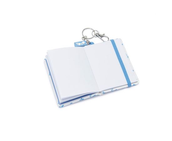 Σημειωματάριο Mini Με Μπρελόκ Floral Yolo | Χαρτικά στο MarkCenter