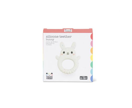 Βρεφικό Παιχνίδι Οδοντοφυΐας Silicone Teether Bunny Tiger Tribe | Παιχνίδια Bebe στο MarkCenter