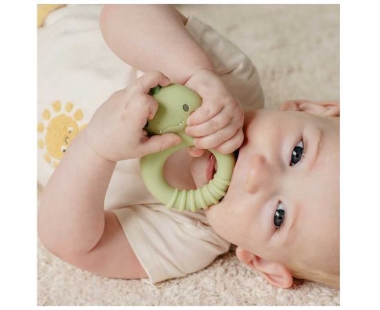Βρεφικό Παιχνίδι Οδοντοφυΐας Silicone Teether Dino Tiger Tribe | Παιχνίδια Bebe στο MarkCenter