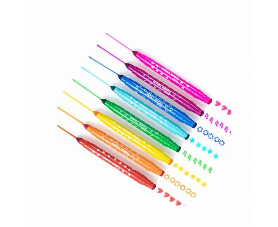 Μαρκαδόροι Με Σφραγίδα Σετ 8 Χρωμάτων Tiger Tribe | Γραφική Ύλη στο MarkCenter