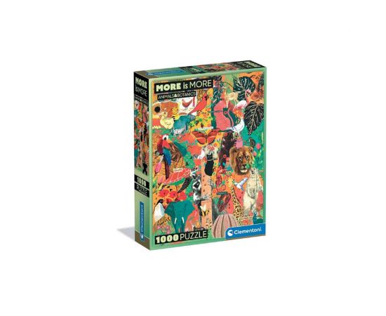 Παζλ 1000τεμ Compact Box More is More Collection Animals And Botanics Clementoni | Παζλ στο MarkCenter