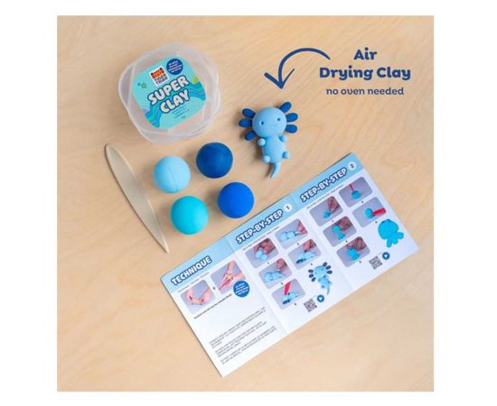 Πηλός Super Clay Ocean Μπλε Tiger Tribe | Είδη Χειροτεχνίας στο MarkCenter