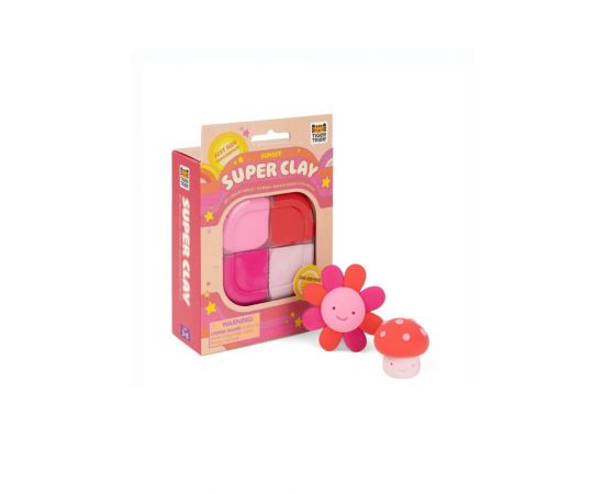 Πηλός Super Clay Sunrise Ροζ Και Κόκκινο Tiger Tribe | Είδη Χειροτεχνίας στο MarkCenter
