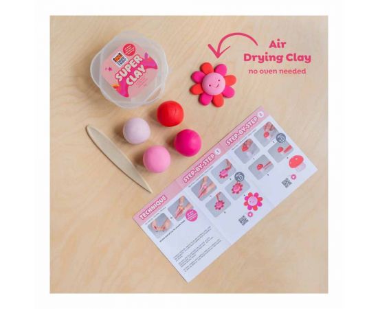 Πηλός Super Clay Sunrise Ροζ Και Κόκκινο Tiger Tribe | Είδη Χειροτεχνίας στο MarkCenter