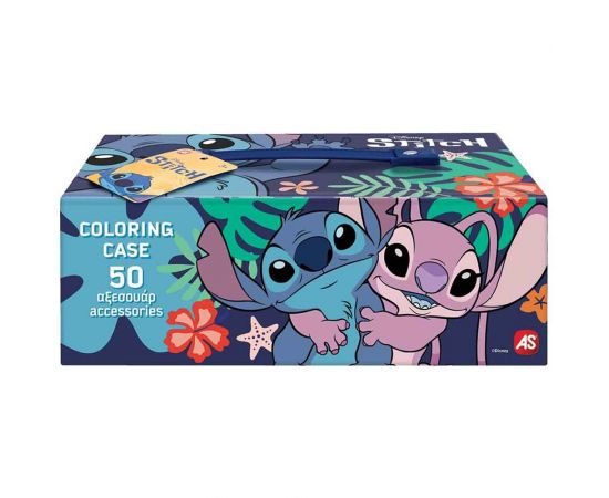 Σετ Ζωγραφικής Σε Χάρτινο Βαλιτσάκι Disney Stitch AS Company | Παιχνίδια για Αγόρια στο MarkCenter