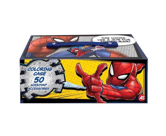Σετ Ζωγραφικής Σε Χάρτινο Βαλιτσάκι Marvel Spiderman AS Company | Παιχνίδια για Αγόρια στο MarkCenter