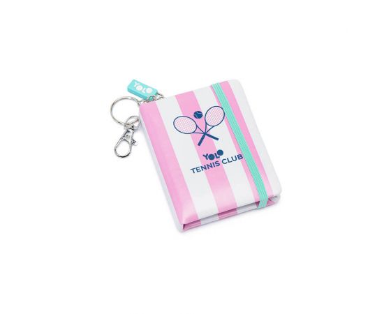 Σημειωματάριο Mini Με Μπρελόκ Tennis Club Girl Yolo | Χαρτικά στο MarkCenter