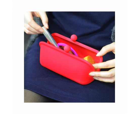 Τσαντάκι Από Σιλικόνη Machi Κόκκινο PG Design | Σχολικές Τσάντες - Κασετίνες στο MarkCenter