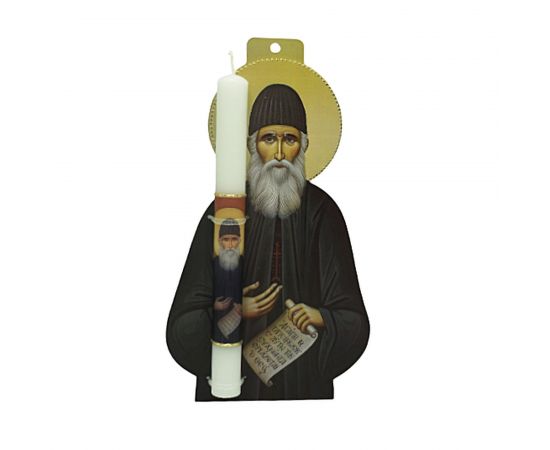 Λαμπάδα Χειροποίητη Καδράκι Αγ. Παΐσιος OEM | Πασχαλινές λαμπάδες στο MarkCenter