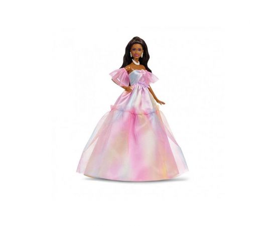 Barbie Συλλεκτική Κούκλα Χαρούμενα Γενέθλια Μελαχρινή JJX78 Mattel | Παιχνίδια για Κορίτσια στο MarkCenter