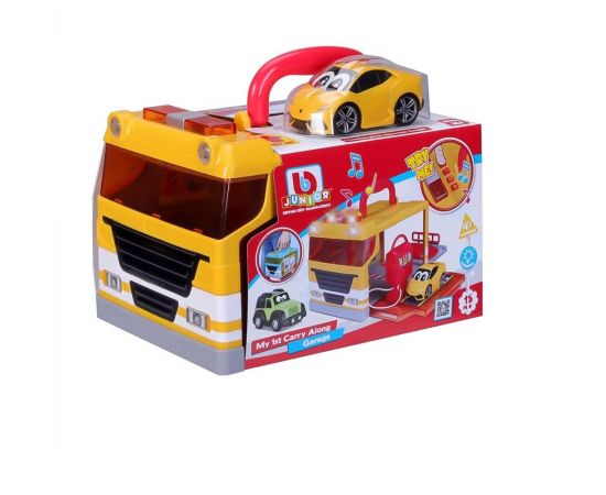 Burago My 1st Carry Along Garage Κίτρινο Burago | Οχήματα στο MarkCenter