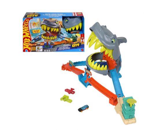 Hot Wheels City Πίστα Επίθεση Καρχαρία JHL96 Mattel | Οχήματα στο MarkCenter
