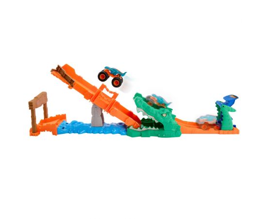 Hot Wheels Monster Trucks Πίστα Εξόντωση Κροκόδειλου JJN45 Mattel | Οχήματα στο MarkCenter
