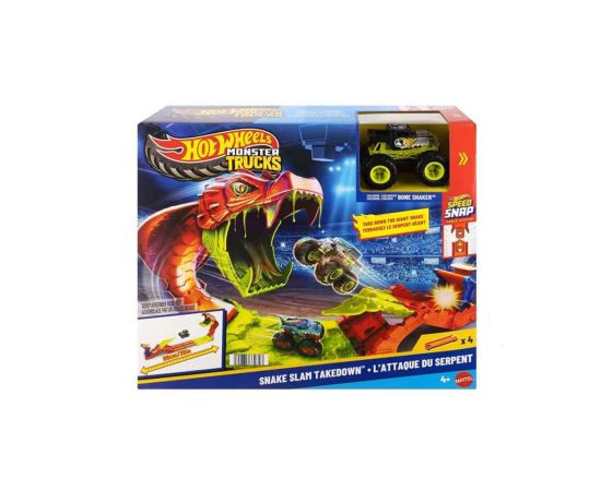 Hot Wheels Monster Trucks Πίστα Επίθεση Φιδιού JJN44 Mattel | Οχήματα στο MarkCenter