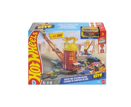 Hot Wheels Πίστα Σούπερ Πυροσβεστικός Σταθμός City JHL95 Mattel | Οχήματα στο MarkCenter