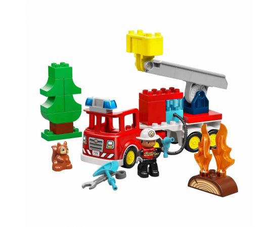 Lego Duplo Town Fire Truck with Hose and Firefighter 10473 Lego | Lego στο MarkCenter