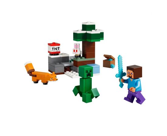 Lego Minecraft Steve's Taiga Adventure 21583 Lego | Lego στο MarkCenter