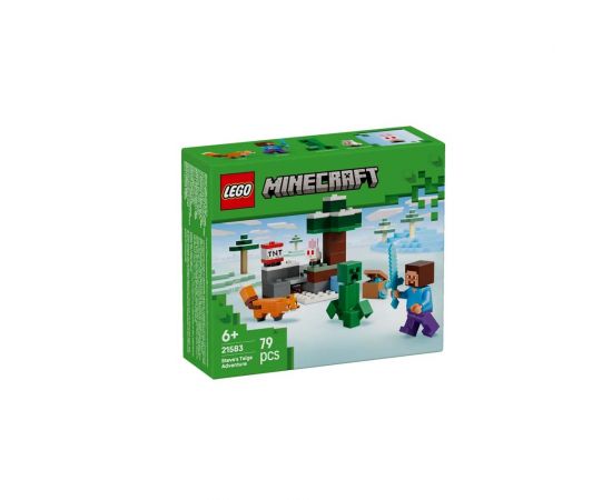 Lego Minecraft Steve's Taiga Adventure 21583 Lego | Lego στο MarkCenter