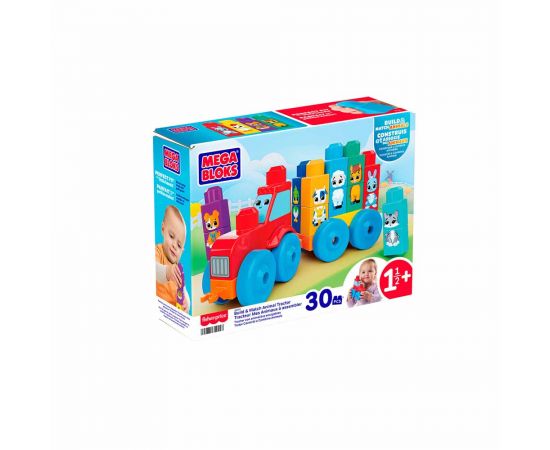 Mega Bloks Τουβλάκια Τρακτέρ Με Ζωάκια JKG33 Mattel | Παιχνίδια Bebe στο MarkCenter