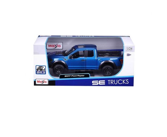 Όχημα 1:24 Maisto SE Trucks 2017 Ford F150 Raptor Μπλε Maisto | Παιχνίδια για Αγόρια στο MarkCenter