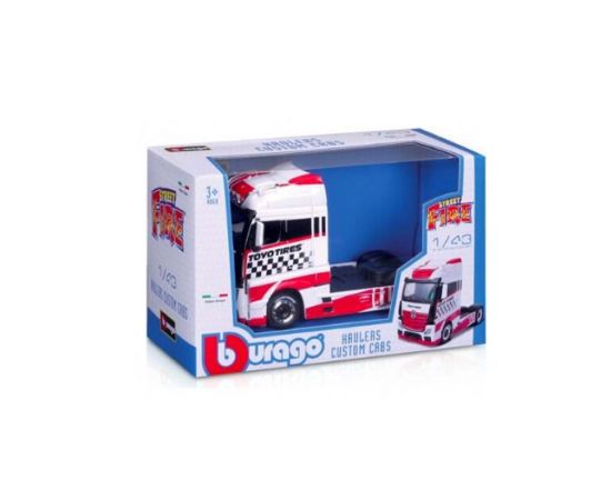 Όχημα 1:43 Bburago Fire Street Hauler Custom Cabs Διάφορα Σχέδια Burago | Παιχνίδια για Αγόρια στο MarkCenter