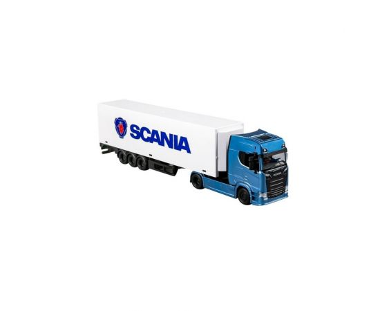Όχημα 1:43 Bburago Hauler Trailer Scania Μπλε Burago | Παιχνίδια για Αγόρια στο MarkCenter