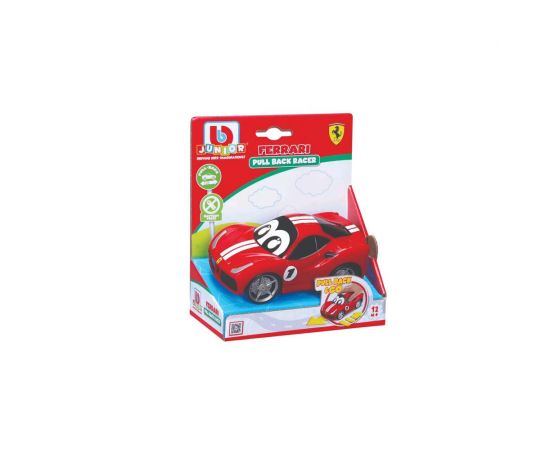Όχημα BB Junior Pullback Racer Ferrari 488 GTB Burago | Παιχνίδια για Αγόρια στο MarkCenter