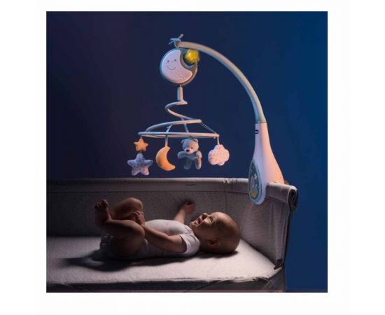 Βρεφικό Παιχνίδι Κούνιας Chicco Περιστρεφόμενο Next2Dreams Σιελ Chicco | Παιχνίδια Bebe στο MarkCenter