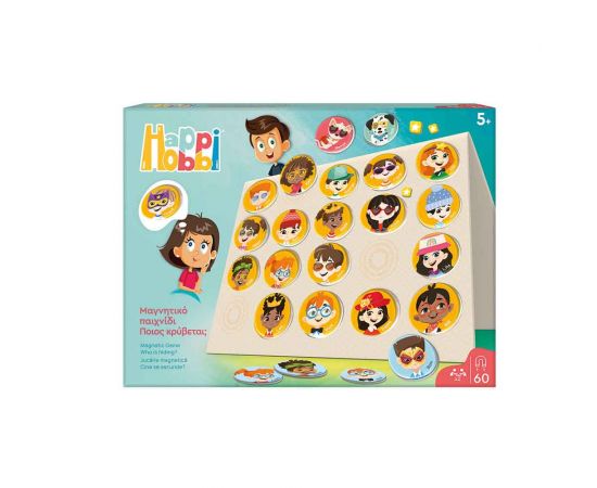 Επιτραπέζιο Μαγνητικό Παιχνίδι Happi Hobbi Ποιος Κρύβεται AS Company | Παιχνίδια Unisex στο MarkCenter