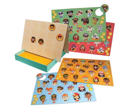 Επιτραπέζιο Μαγνητικό Παιχνίδι Happi Hobbi Ποιος Κρύβεται AS Company | Παιχνίδια Unisex στο MarkCenter