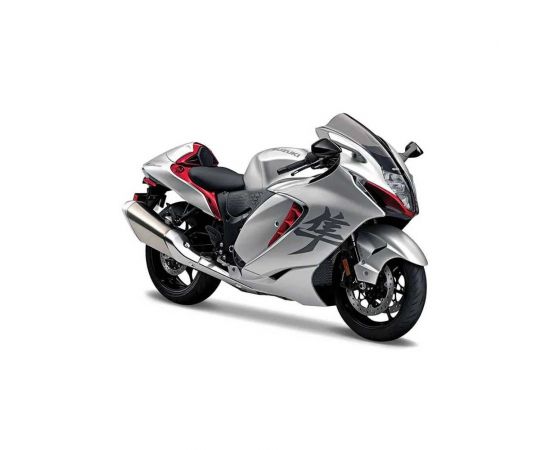 Μηχανή 1:12 Maisto Motorcycles Suzuki Hayabusa 2022 Ασημί Κόκκινη Μαύρη Maisto | Οχήματα στο MarkCenter