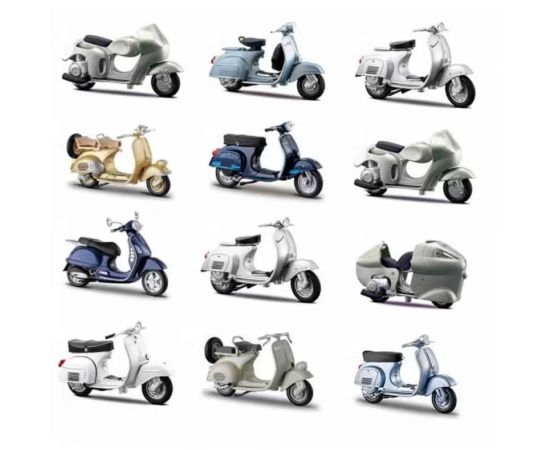 Μηχανή 1:18 Maisto Vespa Διάφορα Σχέδια Maisto | Οχήματα στο MarkCenter