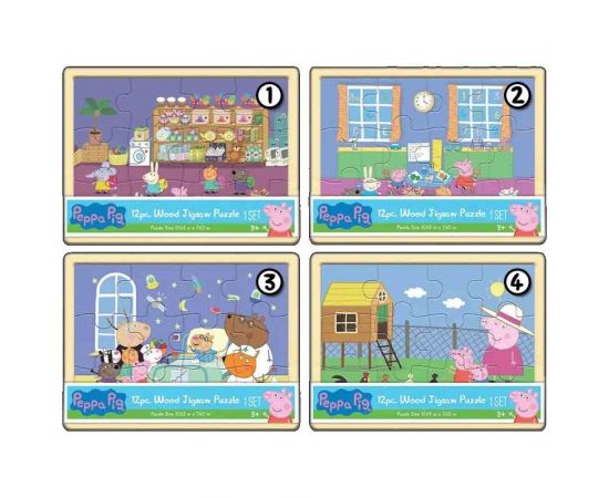 Παζλ Peppa Pig Ξύλινο Πέππα Διάφορα Σχέδια Giochi Preziosi | Παζλ στο MarkCenter